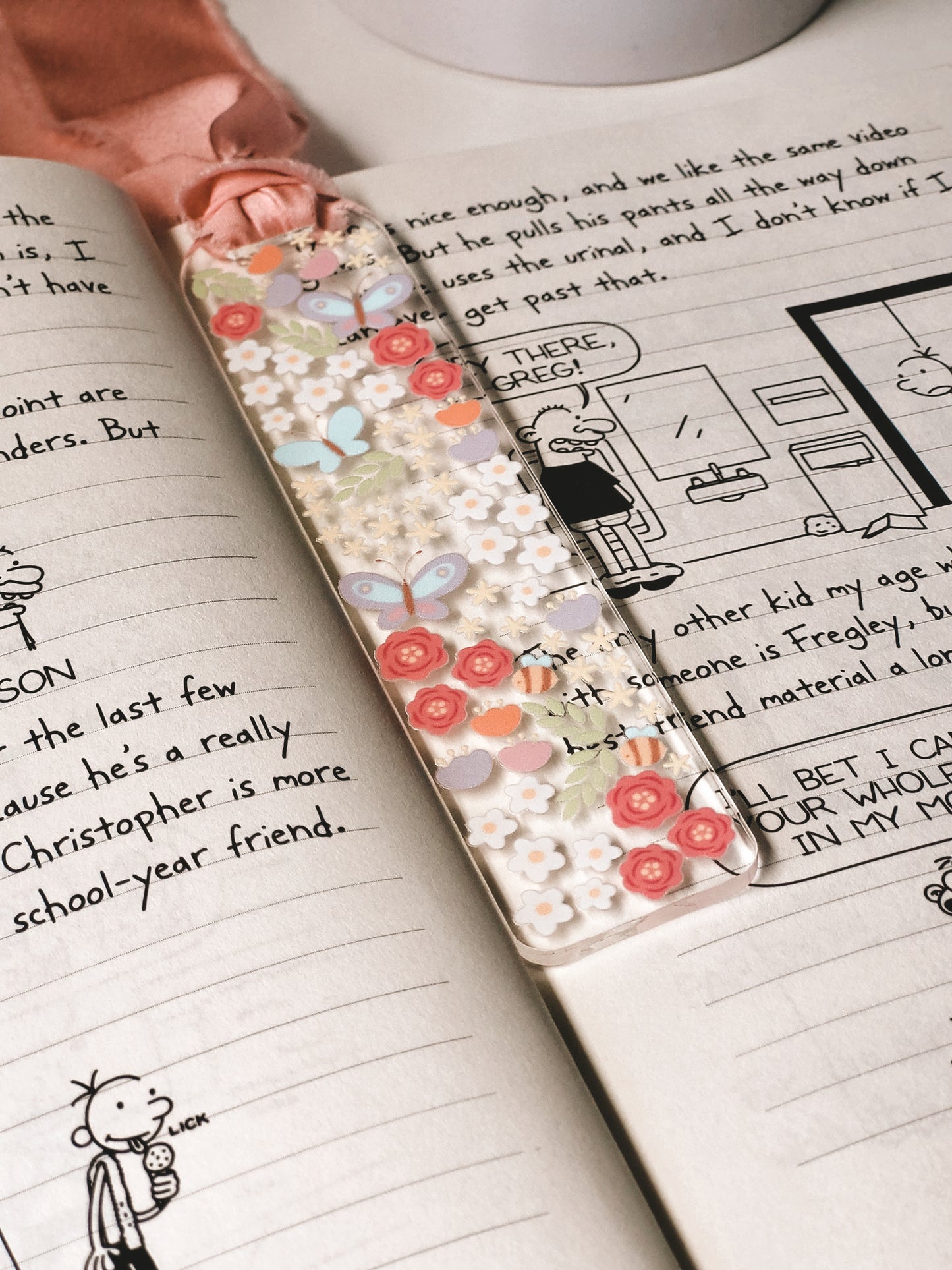 Wildflower Acrylic Bookmark