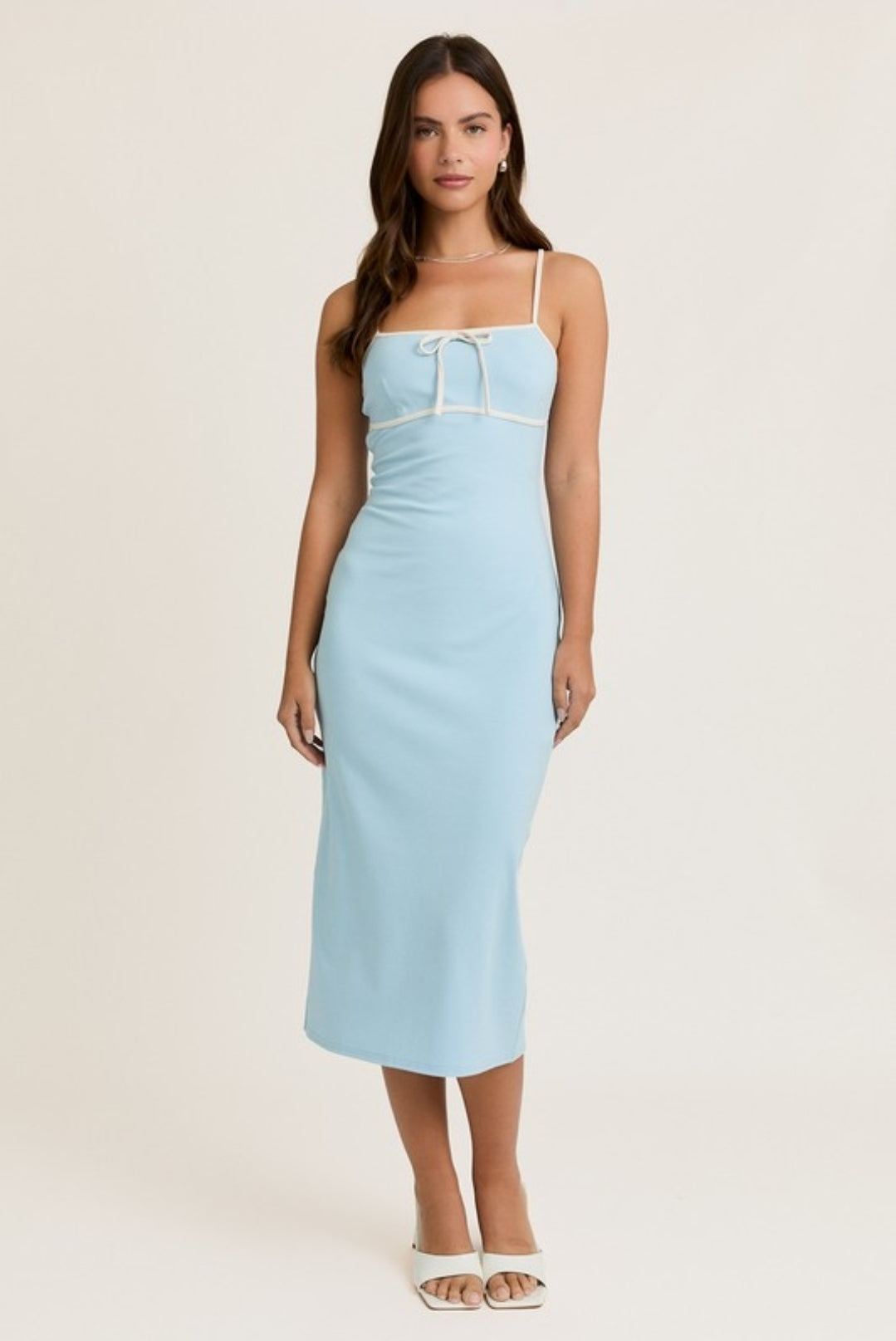 Cloud Light Blue Midi Dress