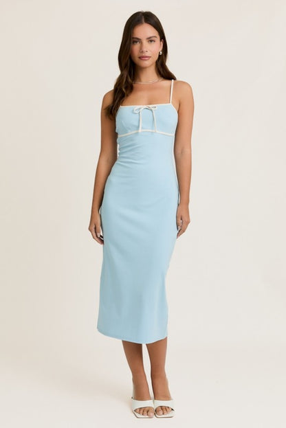Cloud Light Blue Midi Dress