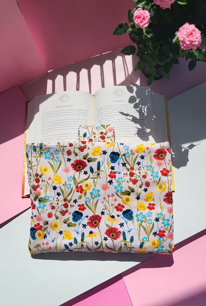 Blush Wildflower Booksleeve Bow Tie Booksleeve