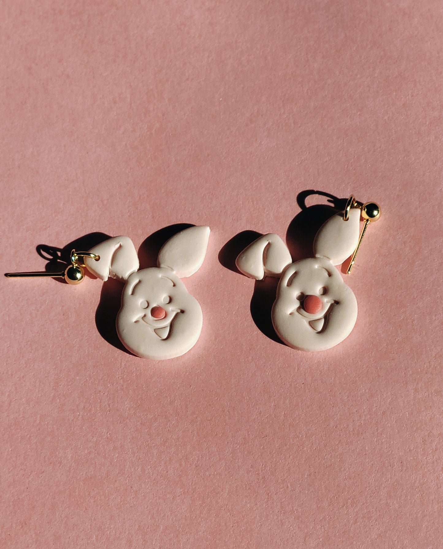 Winnie The Pooh Clay Earrings
