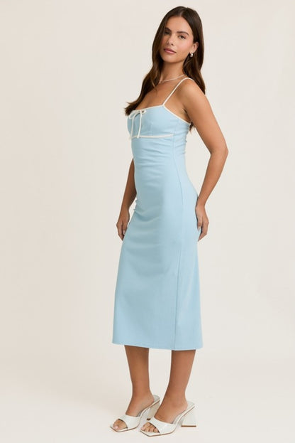 Cloud Light Blue Midi Dress