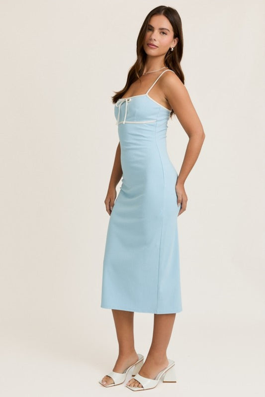 Cloud Light Blue Midi Dress