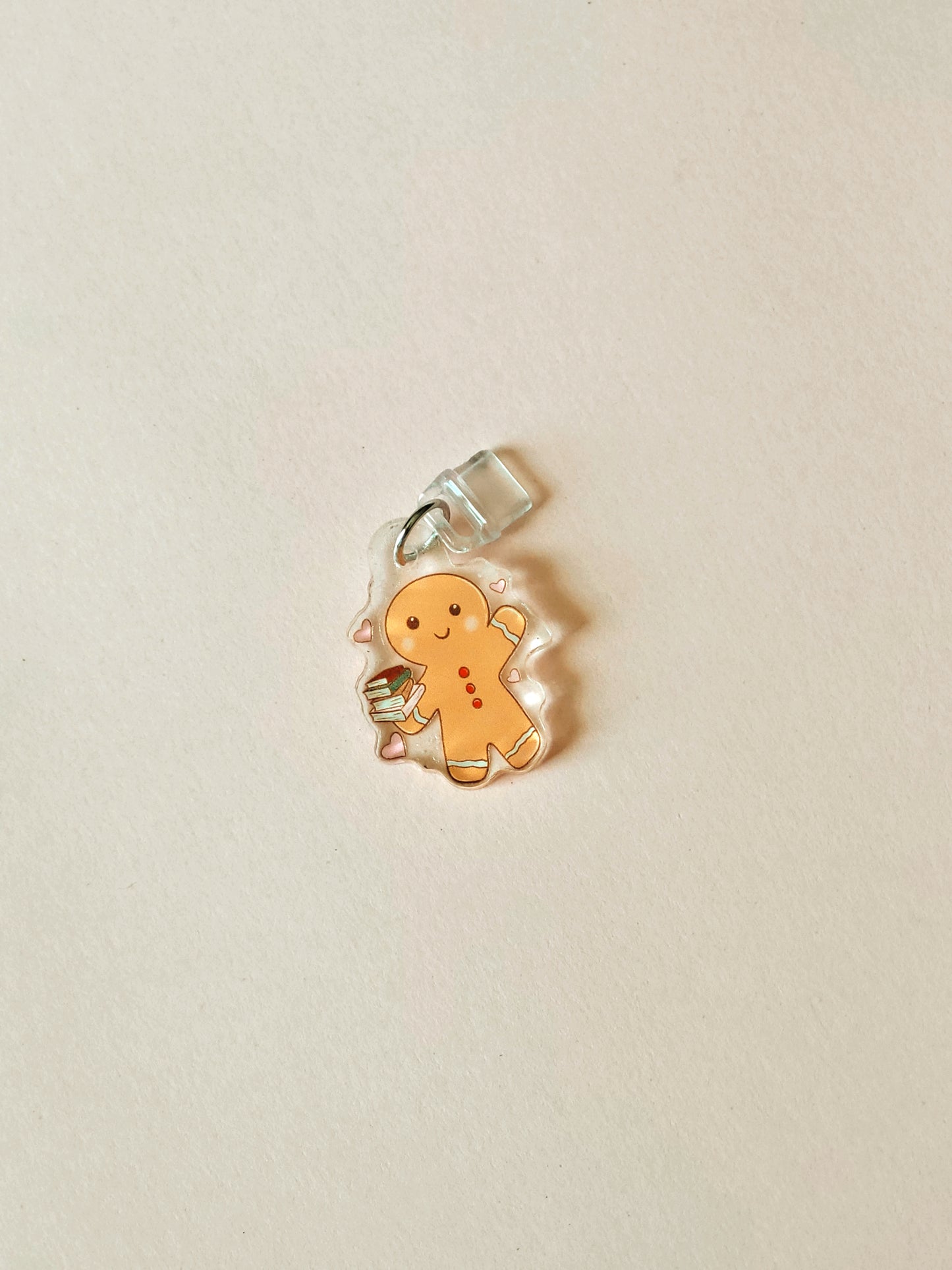 Bookish Gingerbread Man Kindle Charm, Samsung Phones