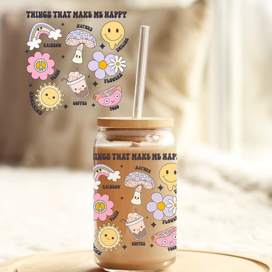 Happy Libbey Glass Cup Set